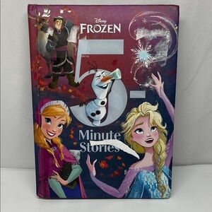 Disney Frozen Storybook with Purple and Blue Cover